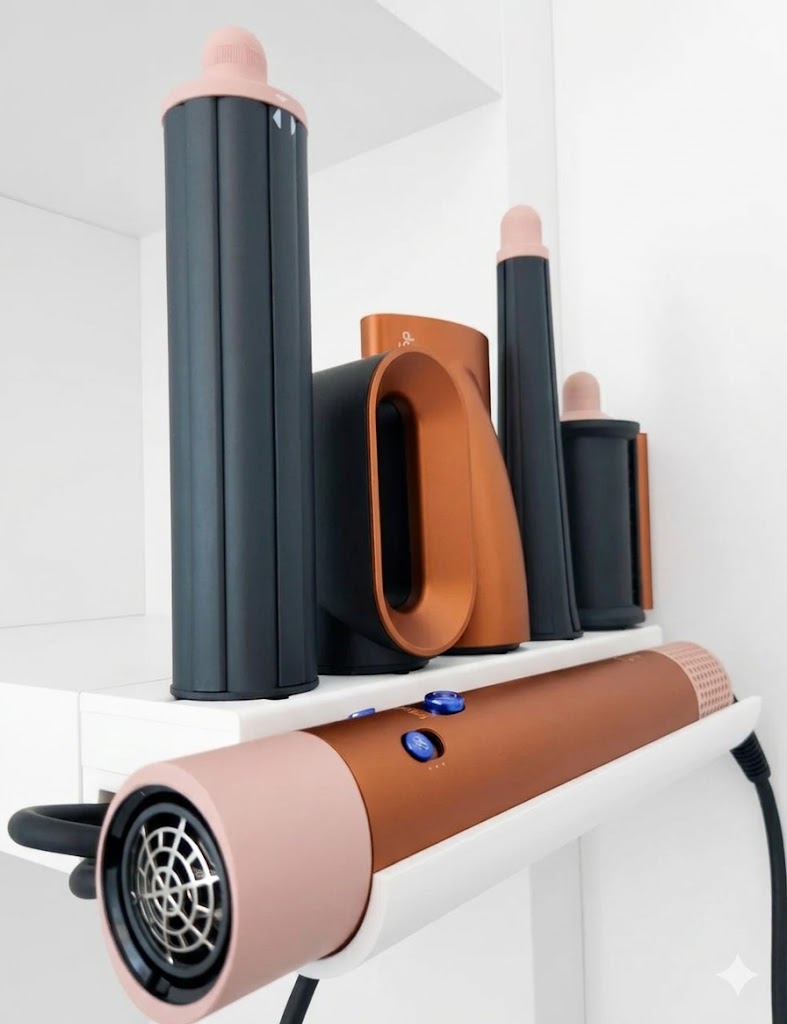 AirWrap Dock hair tool holder – clean desk and vanity storage by 3DESIGN