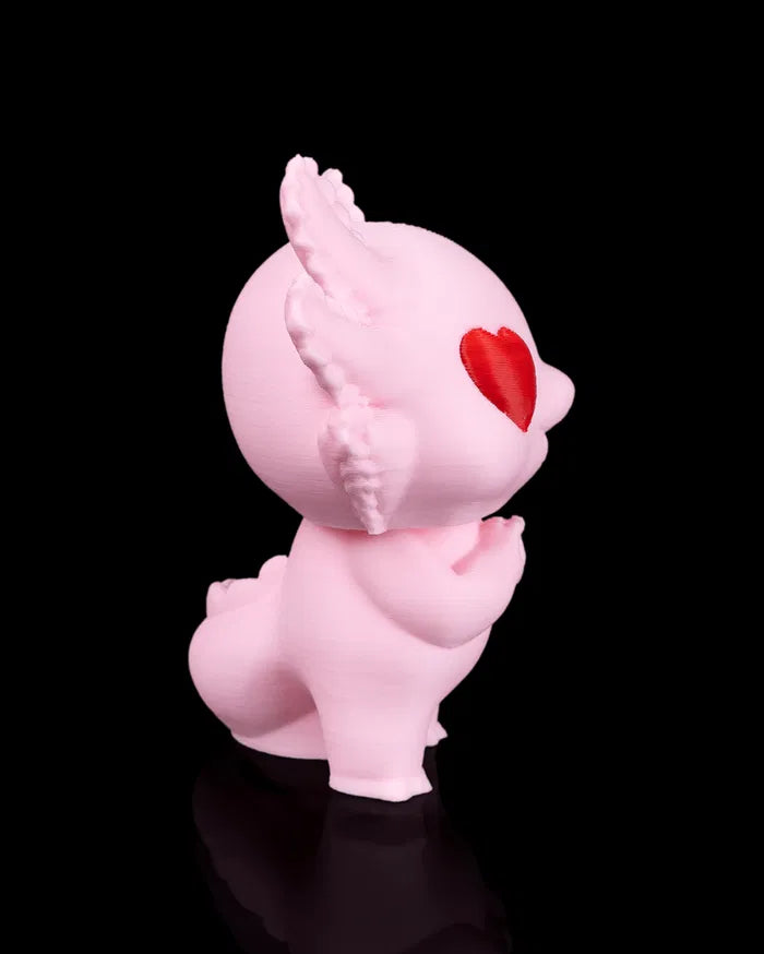 Heartfelt axolotl keychain collectible UK