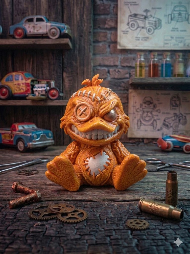 Snarlz bad duck collectible figurine novelty gift UK