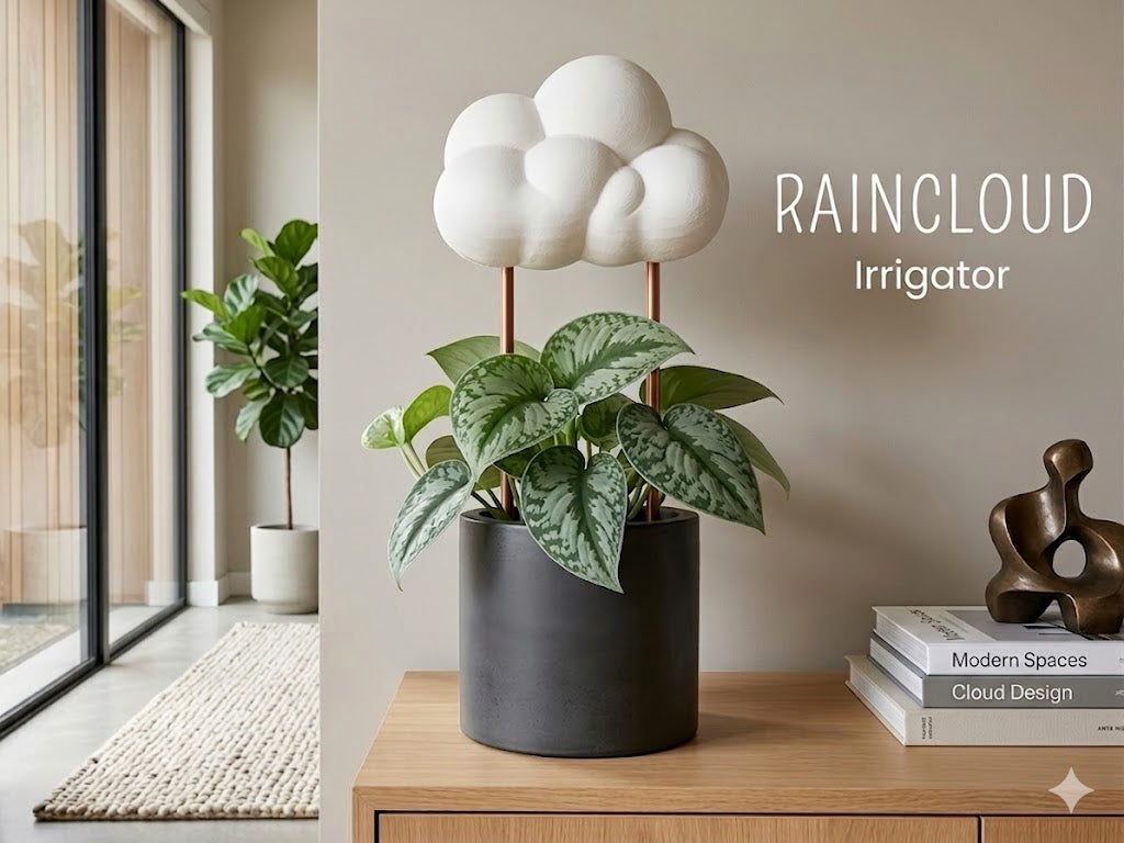 CloudDrip XL large cloud shaped watering can plant gift UK