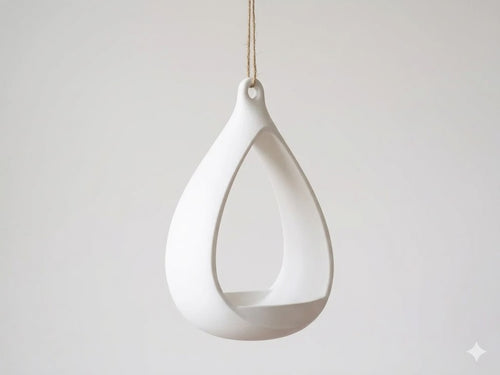 AeroNest bird feeder hanging in garden – easy fill wild bird feeder UK