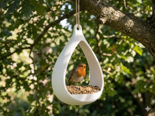 AeroNest hanging bird feeder – garden wildlife accessory by 3DESIGN