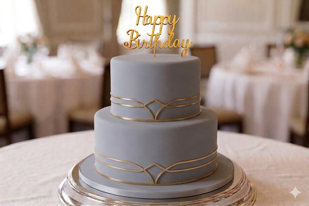 Personalised birthday cake topper custom name decoration UK