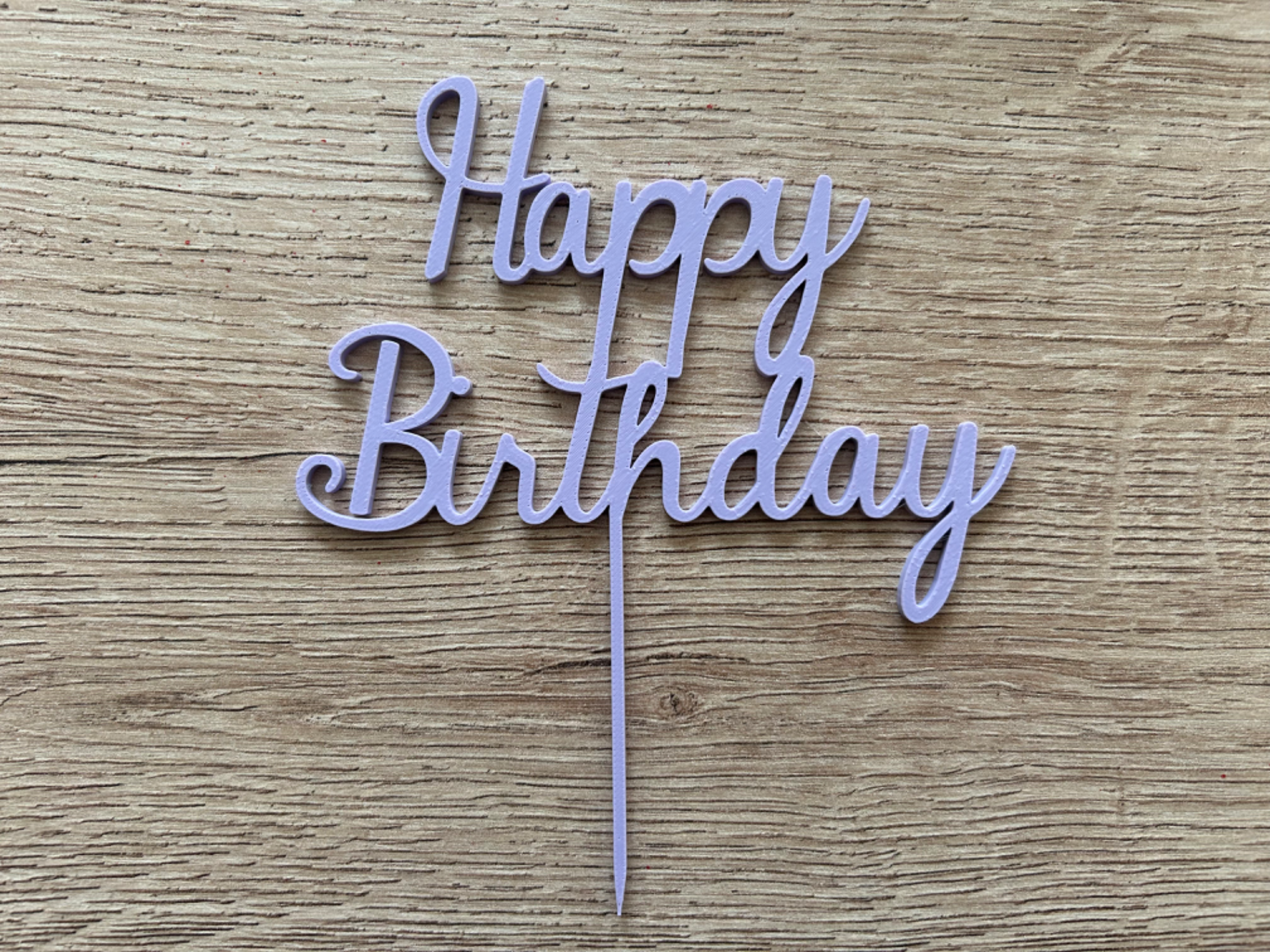 Personalised birthday cake topper custom name decoration UK