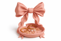 Luxe Bow jewellery stand pink bow shaped jewellery holder gift UK