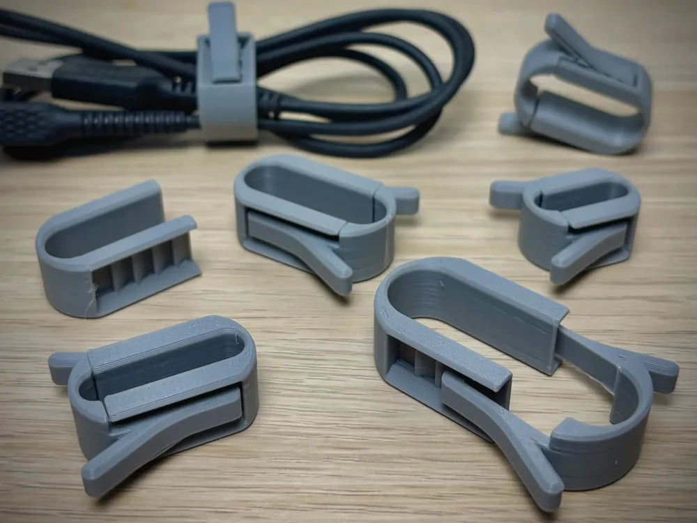 Cable management clips tidy desk wire holder UK