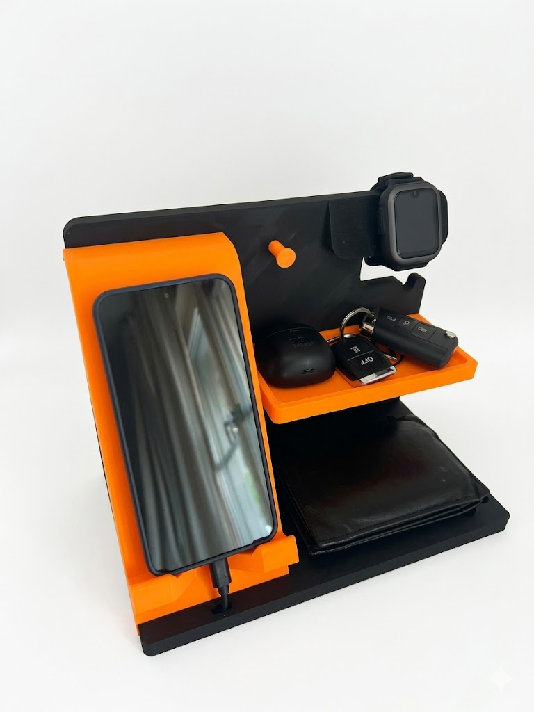 DockBase charging dock with devices – clean desk setup accessory