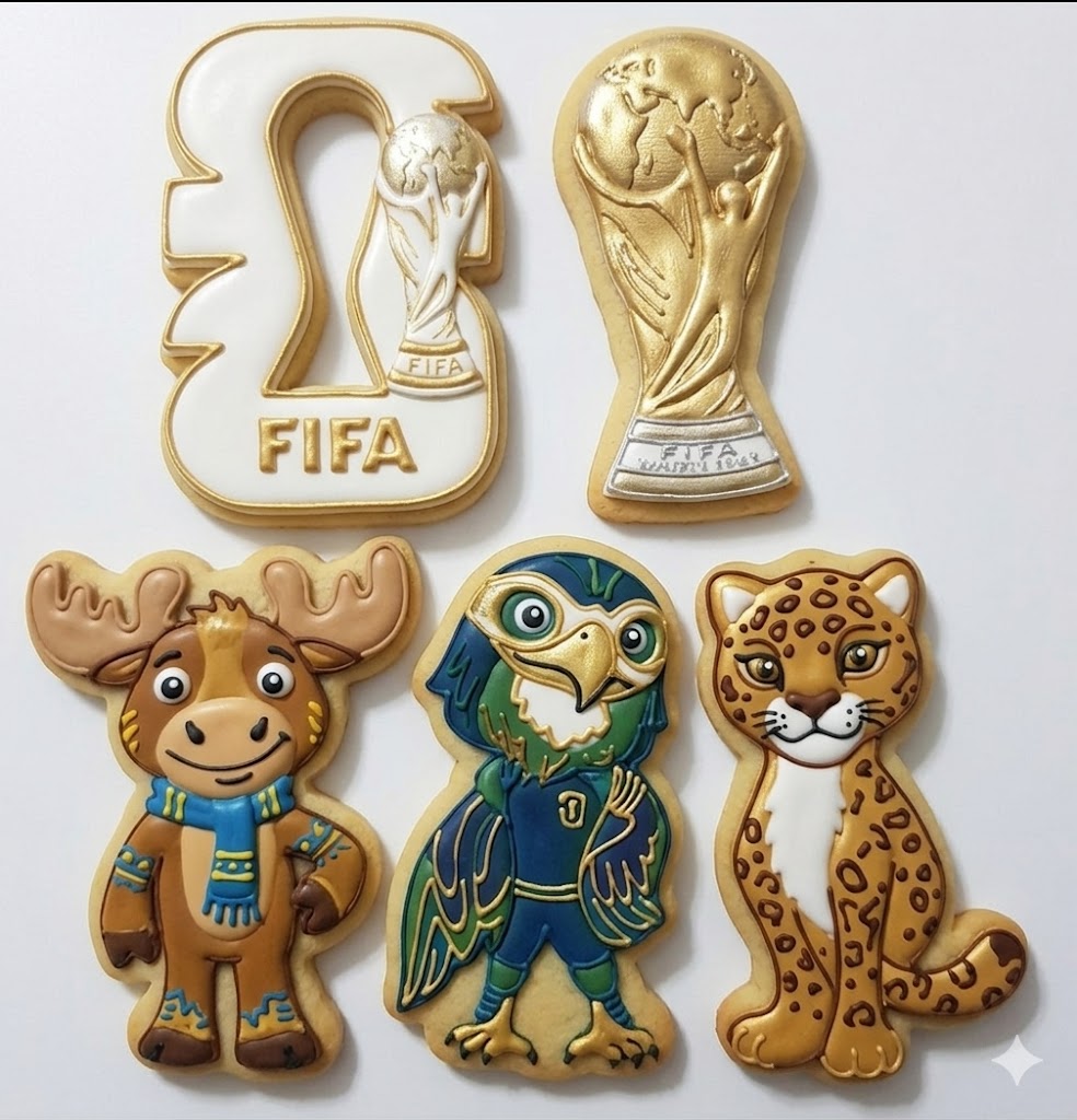 Kickoff Creations football cookie cutter set baking gift UK