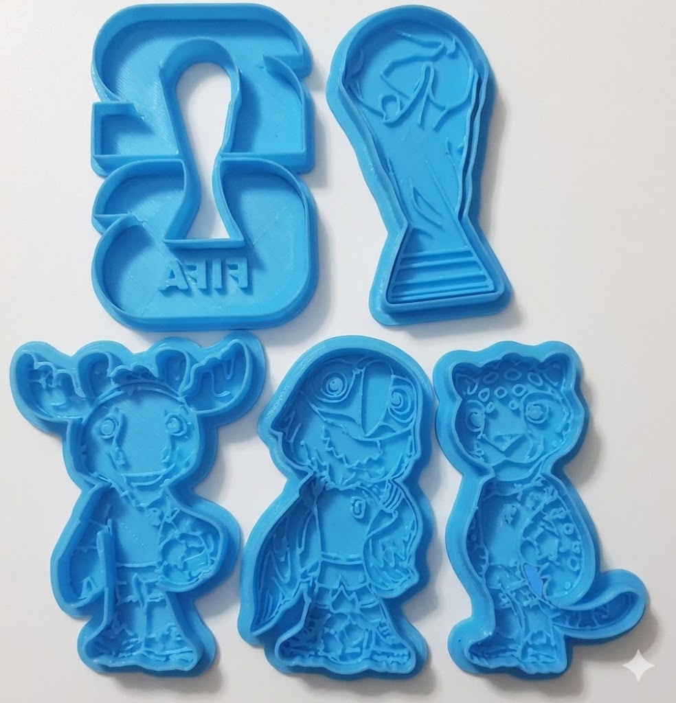 Kickoff Creations cookie cutter set full view football baking UK