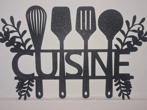 Cuisine garden wall sign – decorative kitchen garden plaque by 3DESIGN