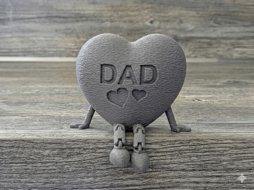 Dad Heart Articulated Figurine