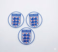 Three Lions Heritage England coaster set pack of 3 football gift UK