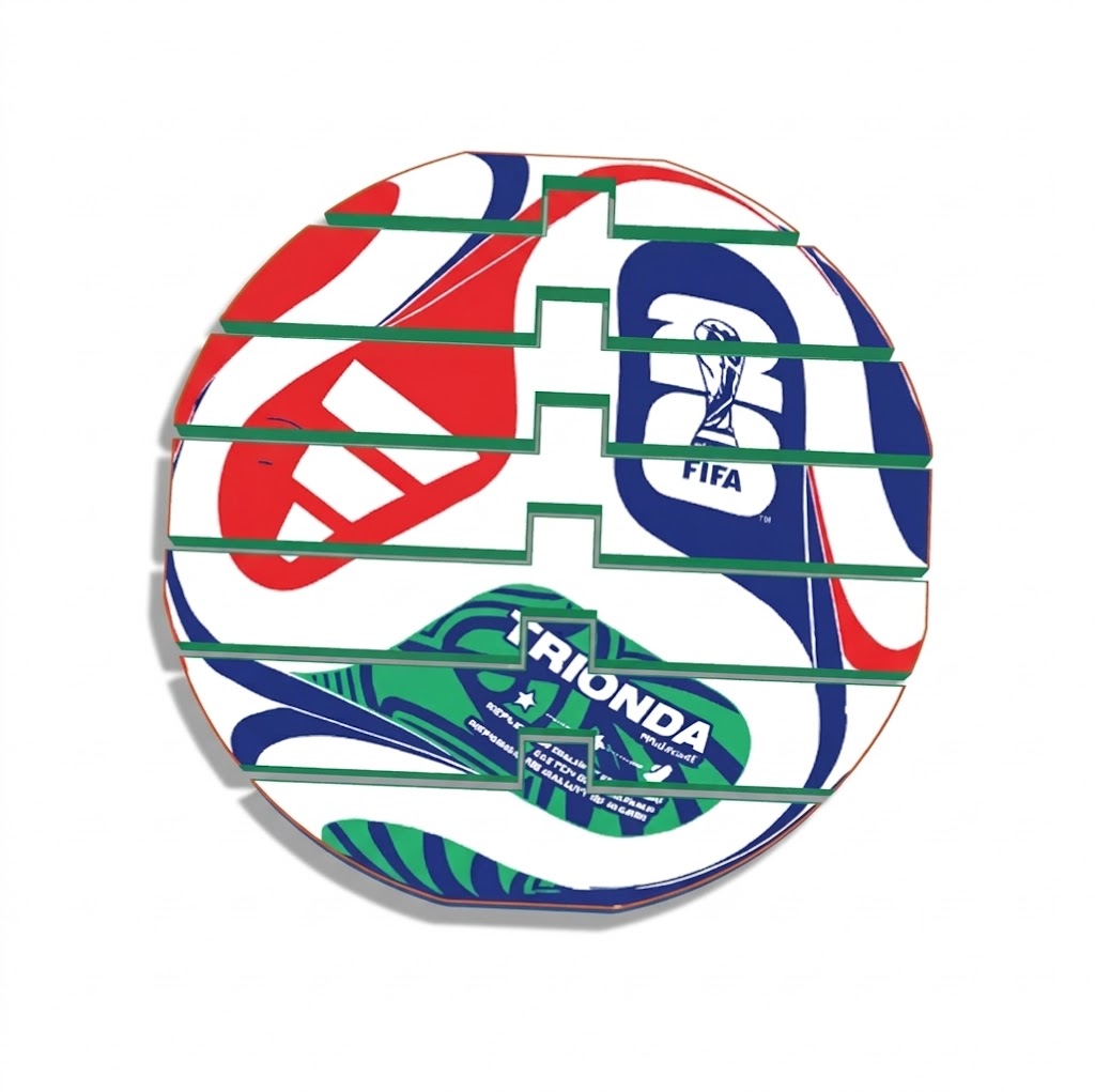 Flexi Kick Disc fidget toy close up detail football novelty UK World Cup