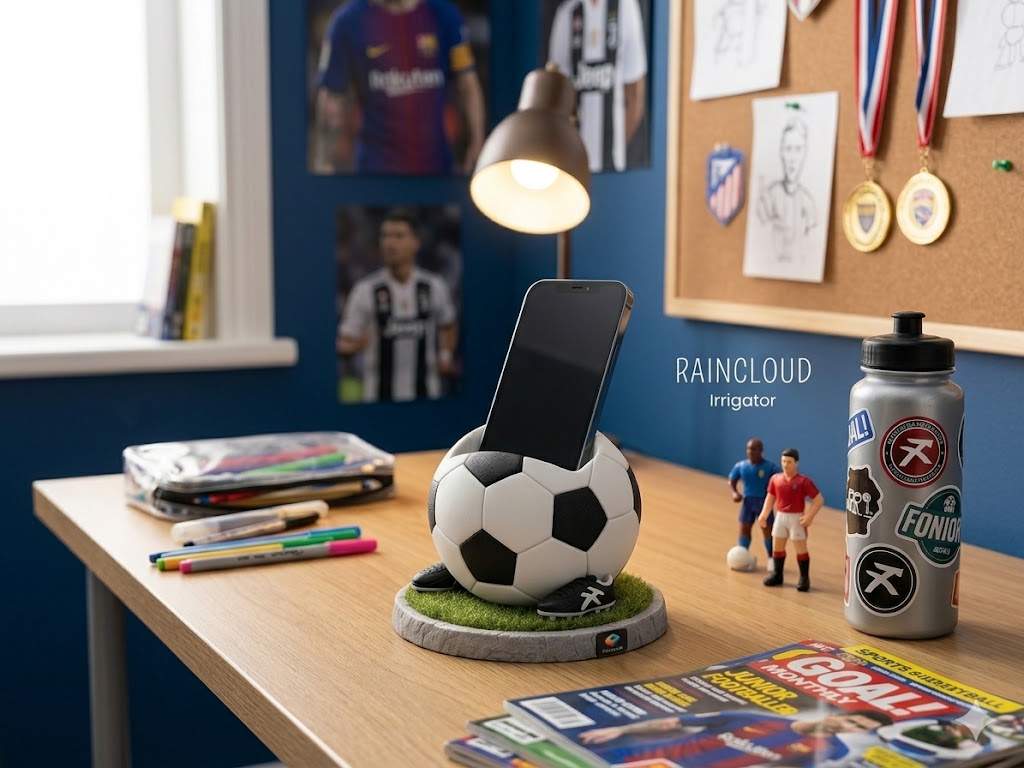 PitchSphere football phone stand novelty desk holder sport gift UK