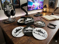 BattleZone gaming coaster set 6 with holder gamer gift UK