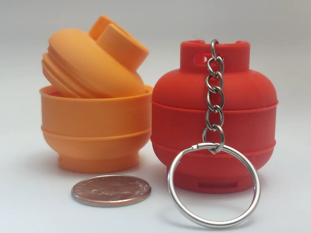 GasStash hidden compartment secret stash keychain UK