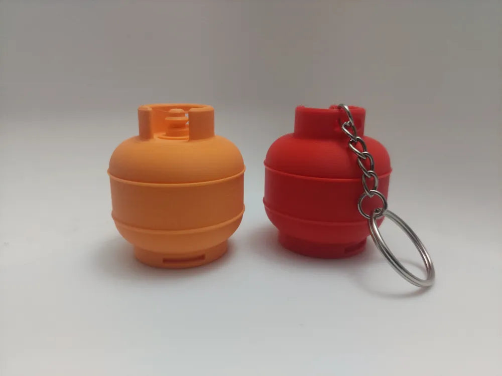 GasStash keychain close up detail novelty gift UK