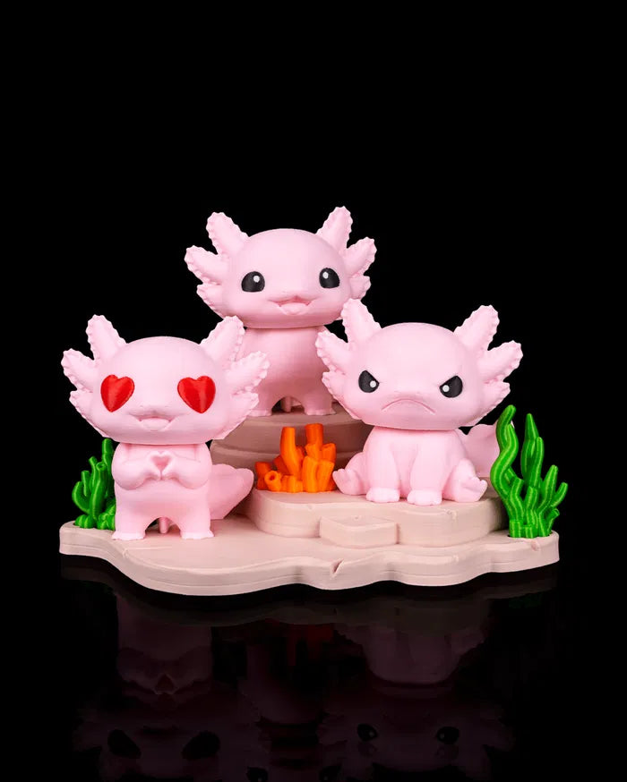 AxoHaven reef base axolotl display stand desk accessory UK