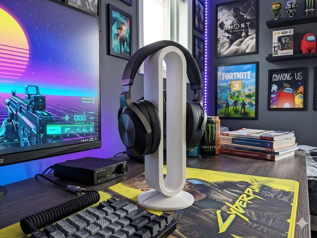 3DESIGN Aura headphone stand desk accessory gaming gift UK