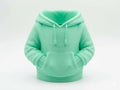 Hoodie Hideout Pot mint green hoodie plant pot desk organiser UK