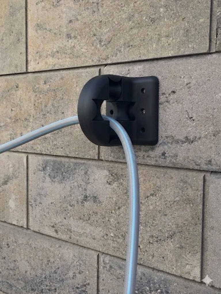 WallRoll wall-mounted hose guide – garden hose management by 3DESIGN