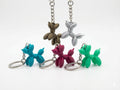 Balloon dog keychain novelty fun keyring gift UK