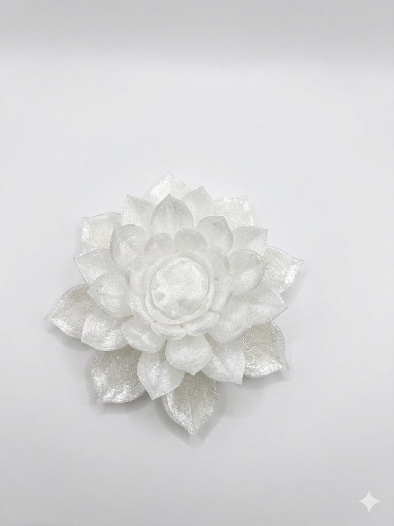 ZenBloom lotus flower decoration – desk and shelf decor gift by 3DESIGN