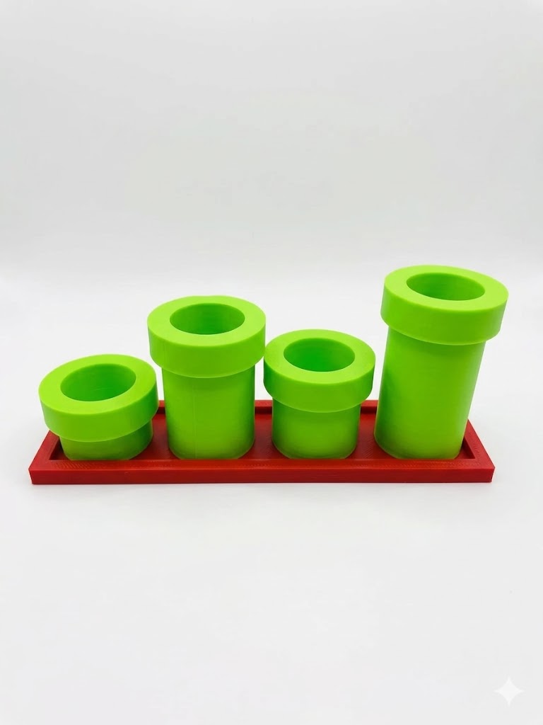WarpPot mini planter set – set of small decorative plant pots by 3DESIGN