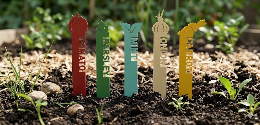 GrowTag Minimal Vegetable Markers (Set of 5)