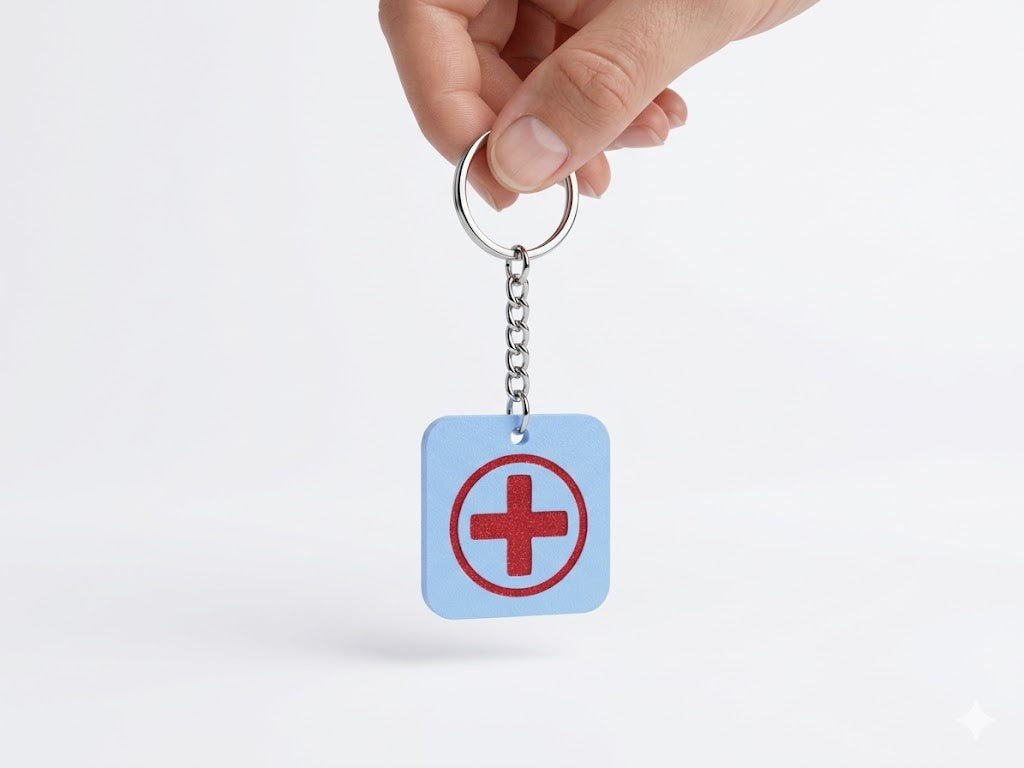 LifeTap medical alert NFC keyring safety accessory UK