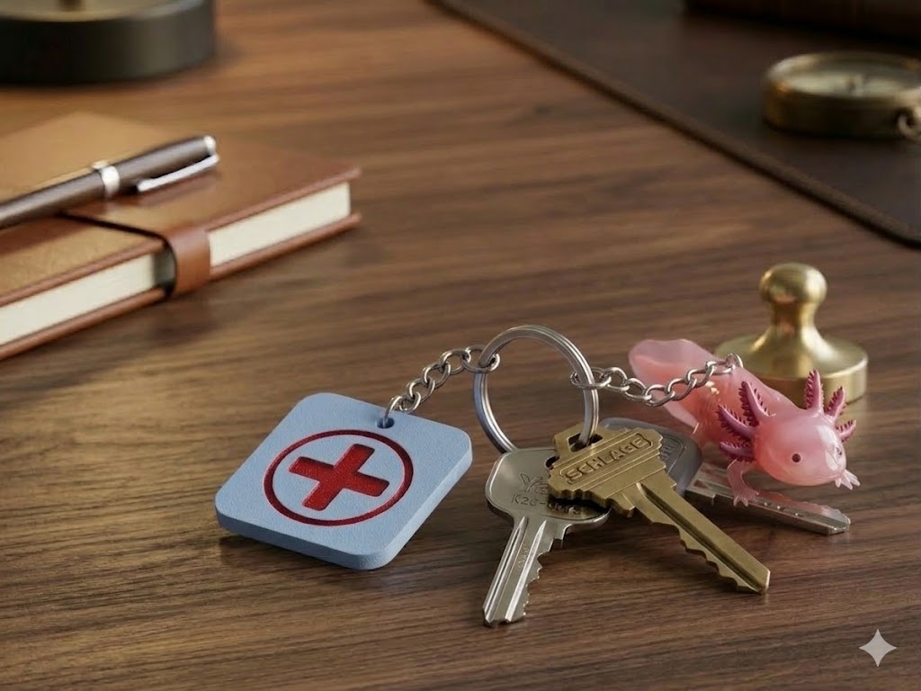 LifeTap medical NFC tag emergency contact keychain safety UK