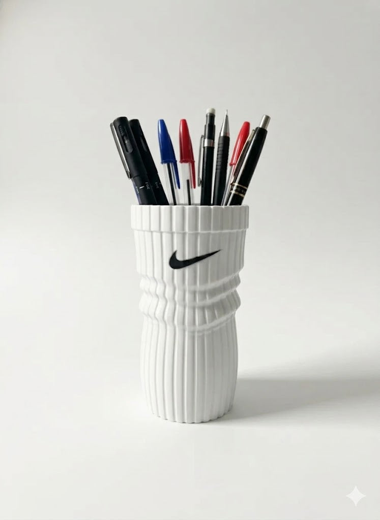 SockStack desk organiser with pens – ribbed texture holder UK