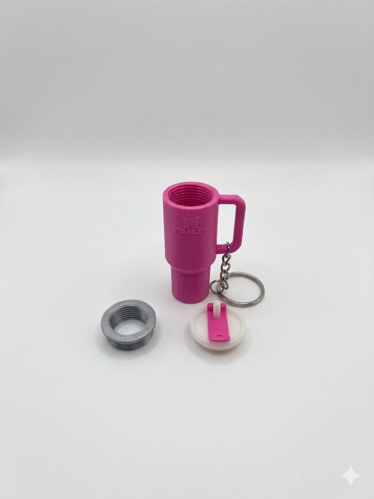 Pocket Stanley keychain collection – cute miniature tumbler gift