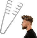 Close-up of texture comb for hair styling – UK made by 3DESIGN
