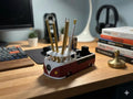 Retro Ride VW camper van desk caddy pen pot organiser UK