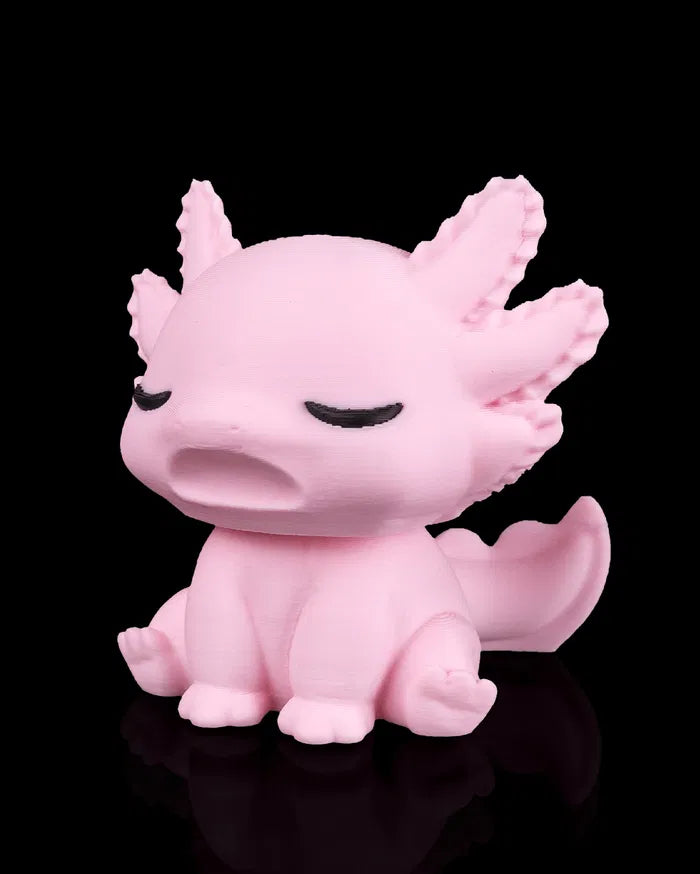 Sleepy axolotl collectible keyring cute gift UK