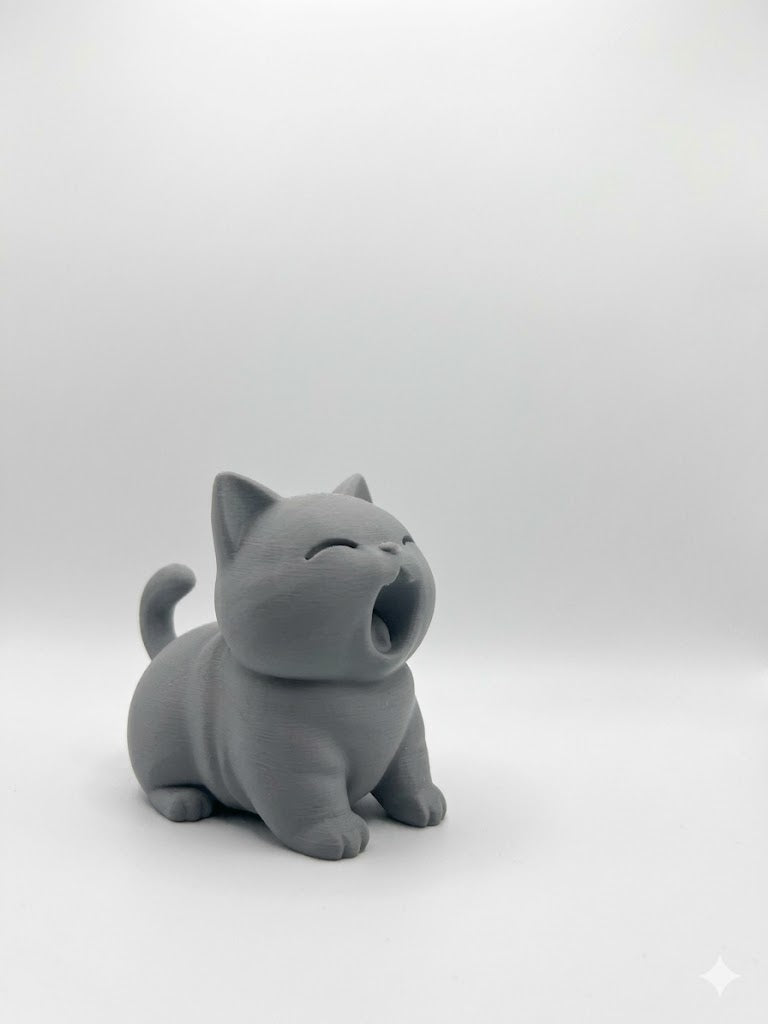 NapTime Yawning Cat Figurine
