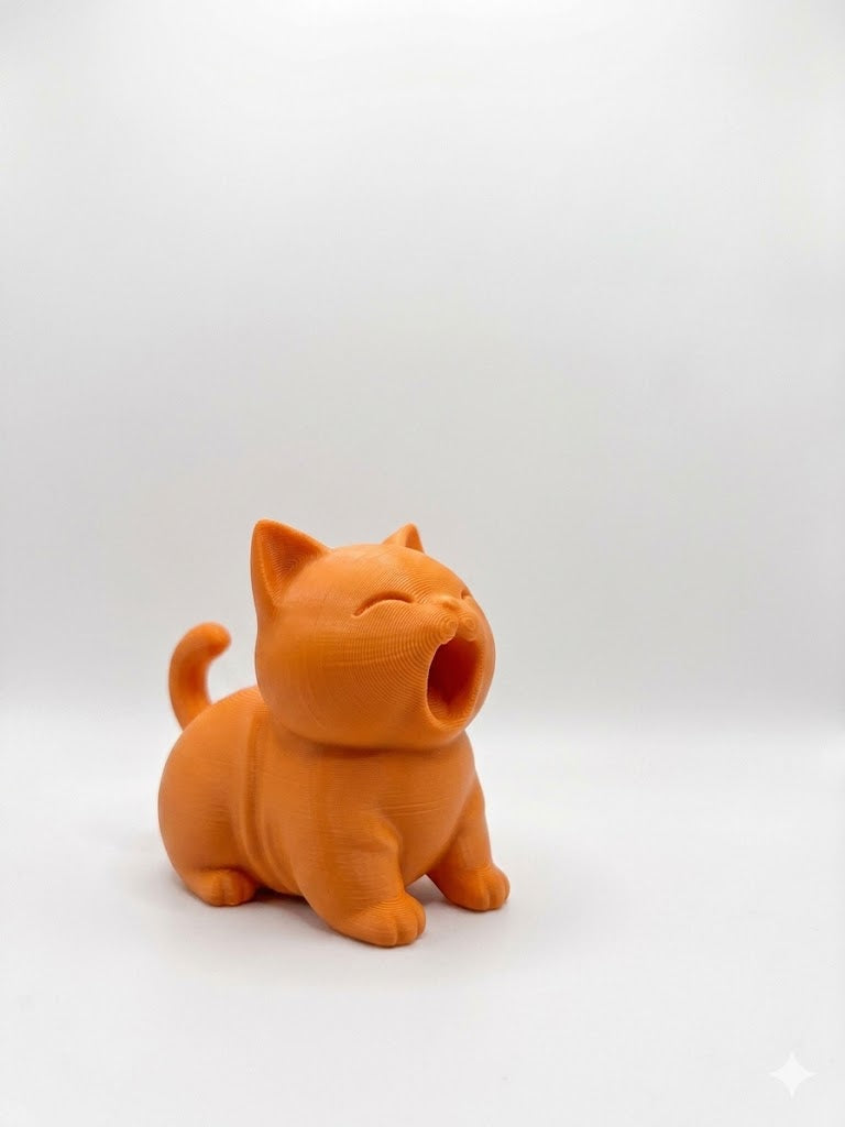 NapTime Yawning Cat Figurine