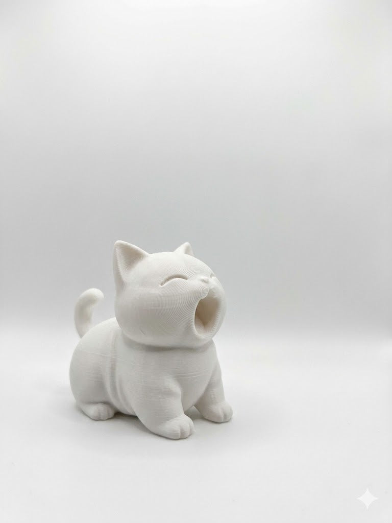 NapTime Yawning Cat Figurine